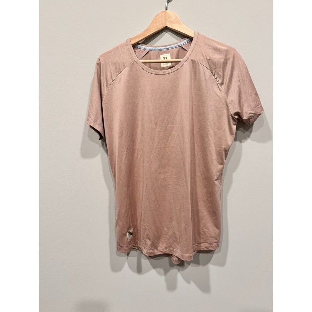 Tracksmith Twilight Short Sleeve Shirt Women's XL Mauve NWOT